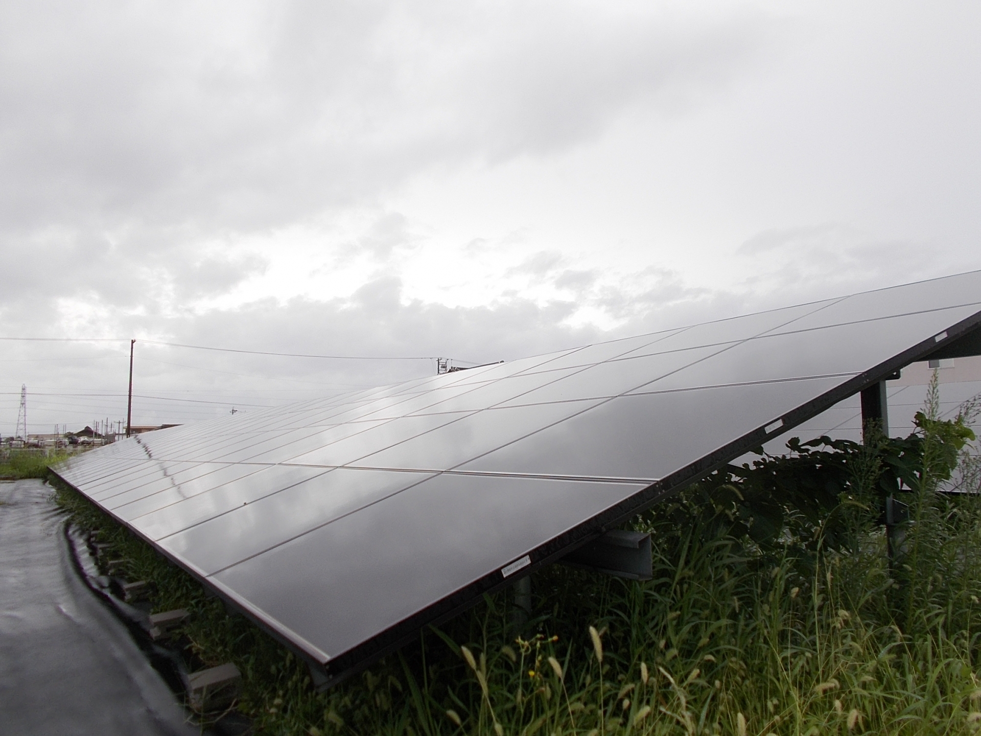 曇りの日の発電