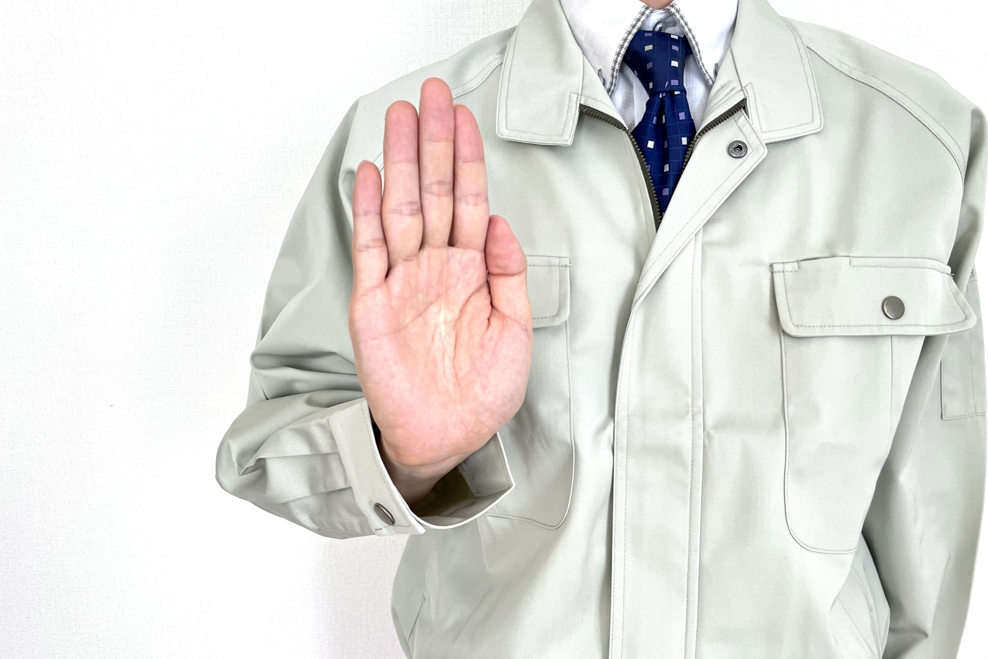 少し待ってのポーズ