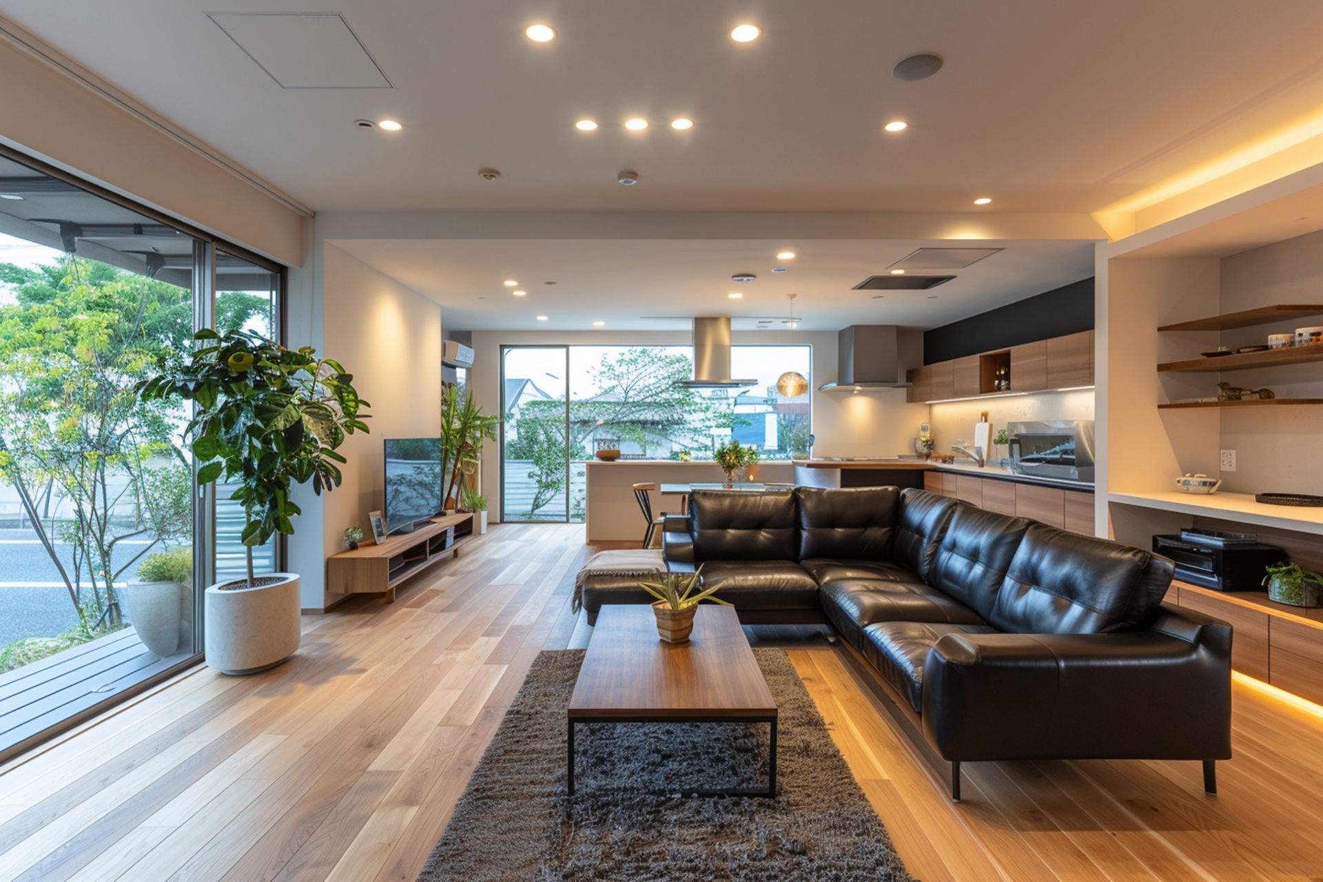 綺麗なリビング