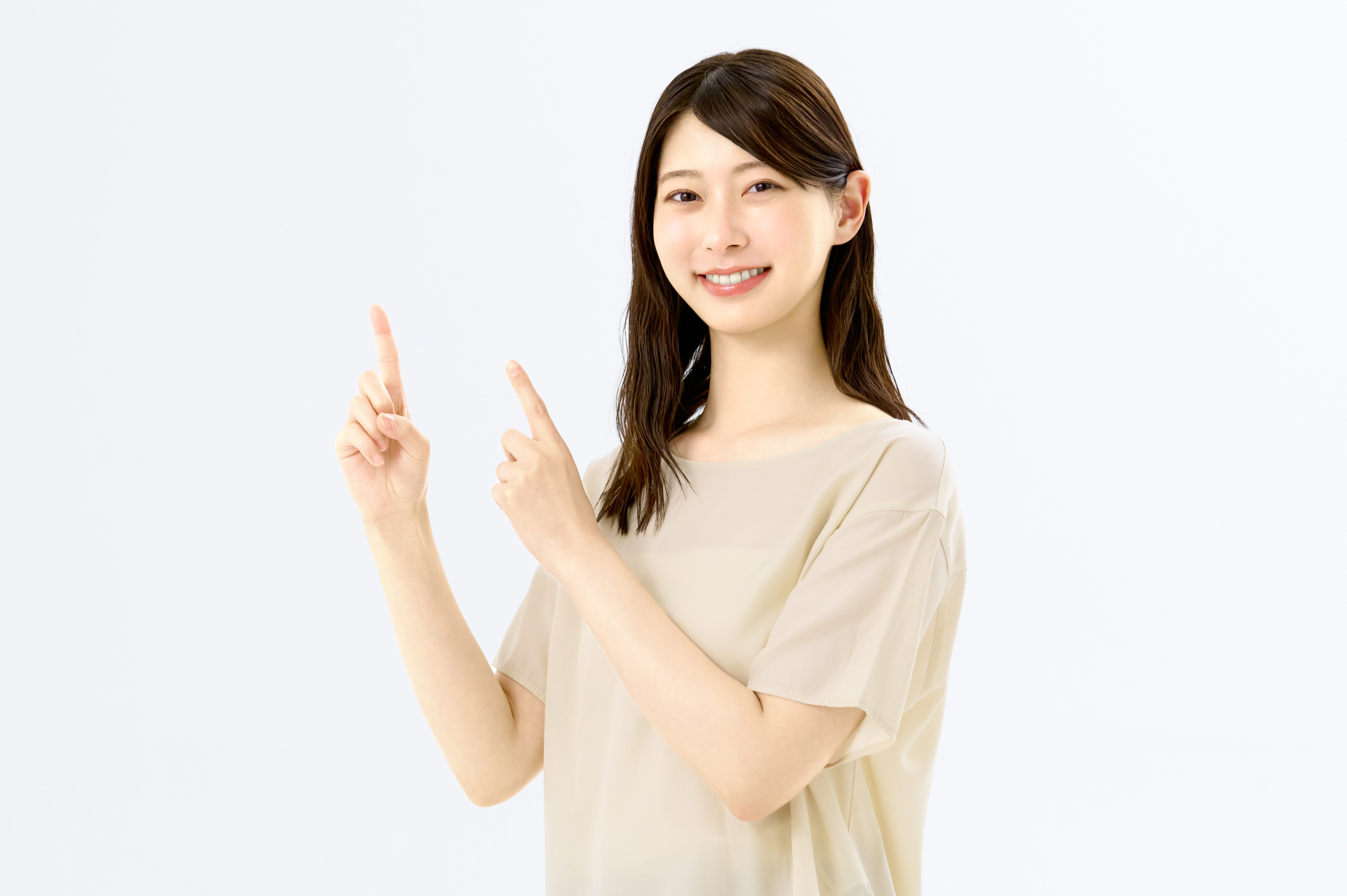 お勧めする女性