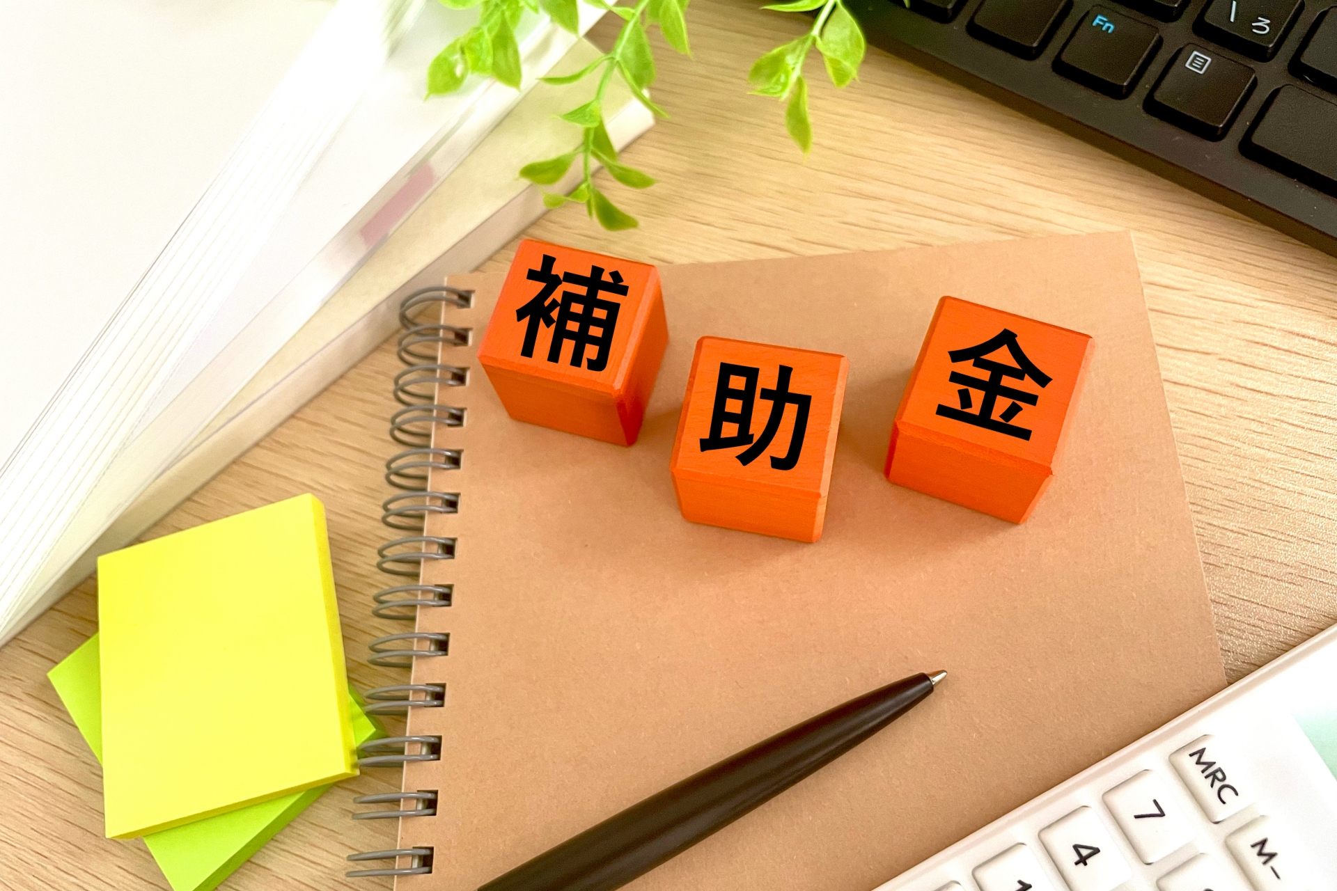 補助金を受け取る